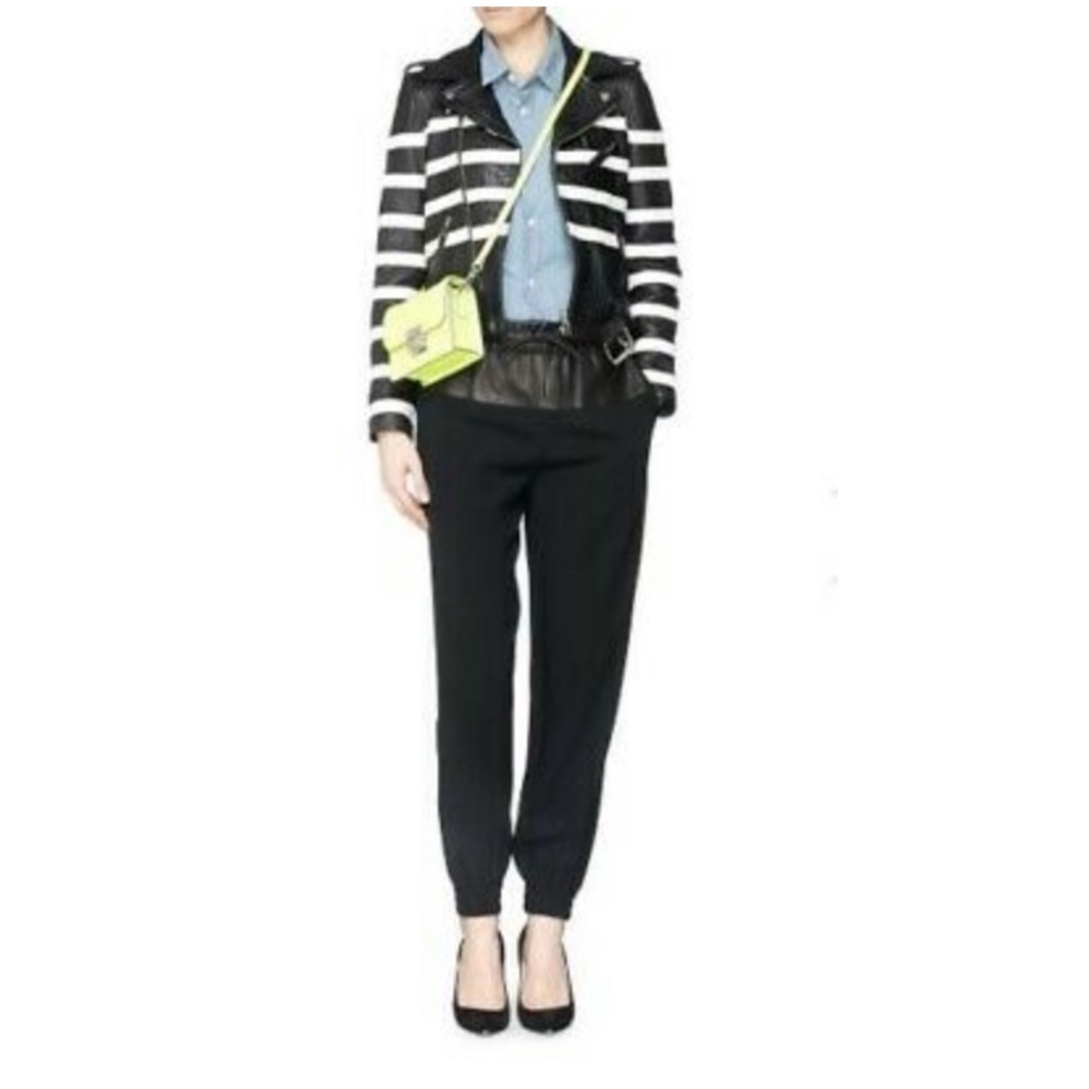 Rag & Bone Pants with Leather Details